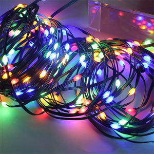 Mehrfarbige LED Weihnachts Lichterketten Für Den Außenbereich
