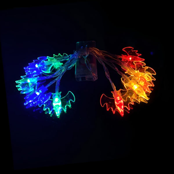 Gruselige Halloween Deko LED Augapfel Lichterkette