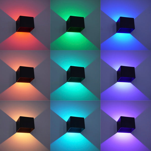 Moderne Farbwechselnde Intelligente LED-Wandleuchte
