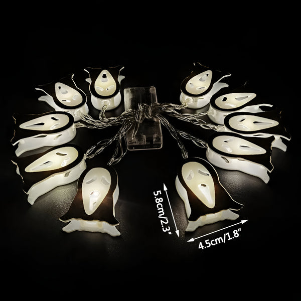 Gruselige Halloween Deko LED Augapfel Lichterkette