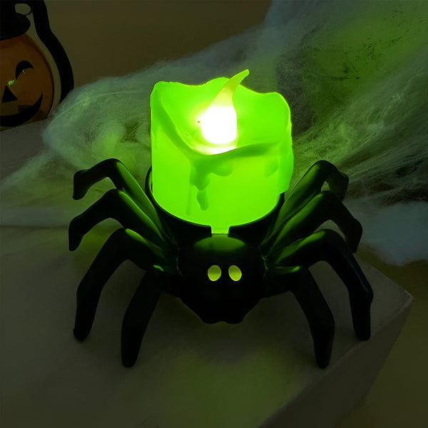 Gruselige LED-Halloween-Deko-Lichter mit Spinnenbeinen
