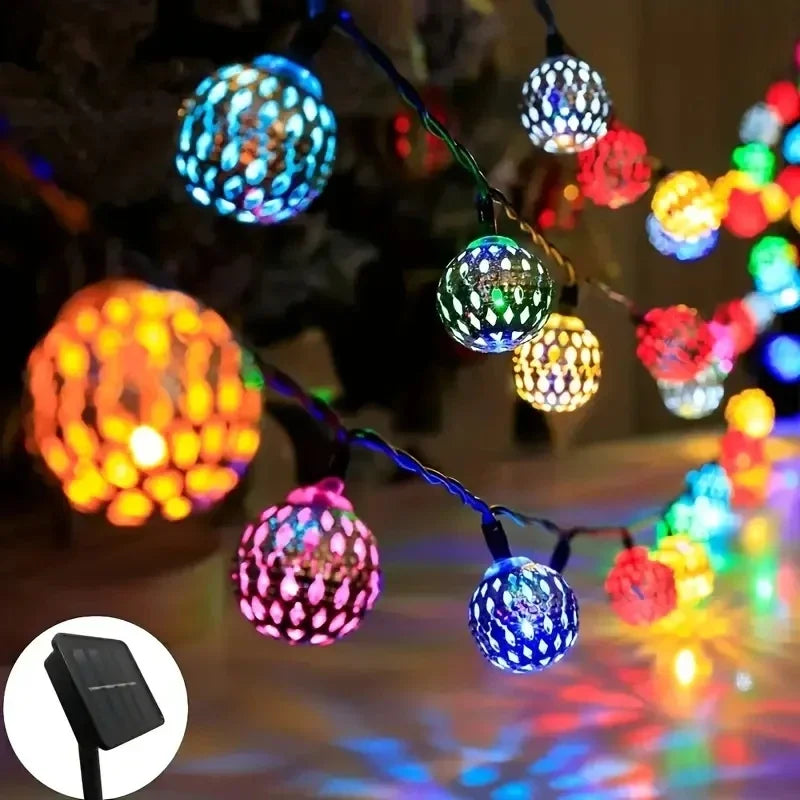 Moderne LED-Solarleuchte mit 8 Leuchtmodi