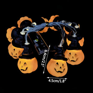 Gruselige Halloween Deko LED Augapfel Lichterkette