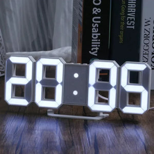 3D-LED-Wecker mit moderner Digitalanzeige