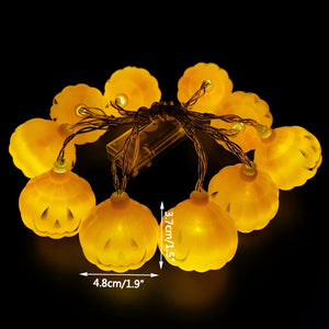 Gruselige Halloween Deko LED Augapfel Lichterkette