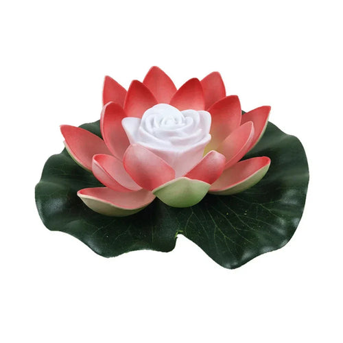 Moderne LED-Lotus-Schwimmleuchte