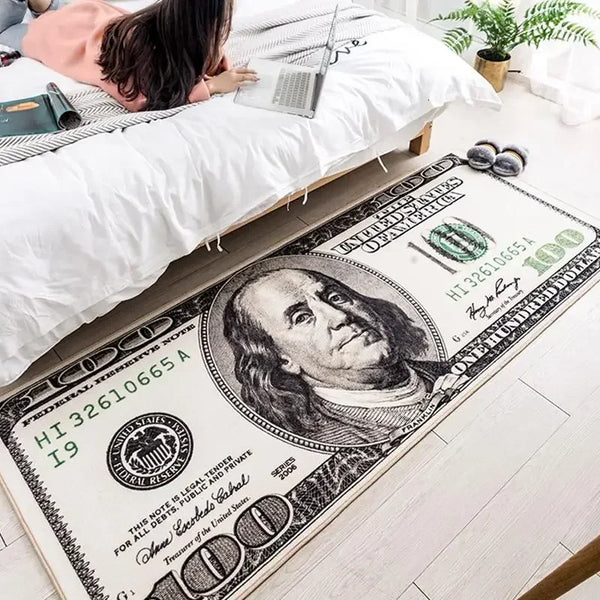 Realistische Geld Bodenmatte für Schlafzimmer