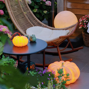 Außen LED Kürbis Halloween Deko Lichter