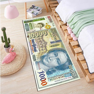Realistische Geld Bodenmatte für Schlafzimmer
