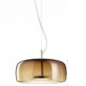 Moderne Glaskuppel LED Pendel-Deckenleuchte
