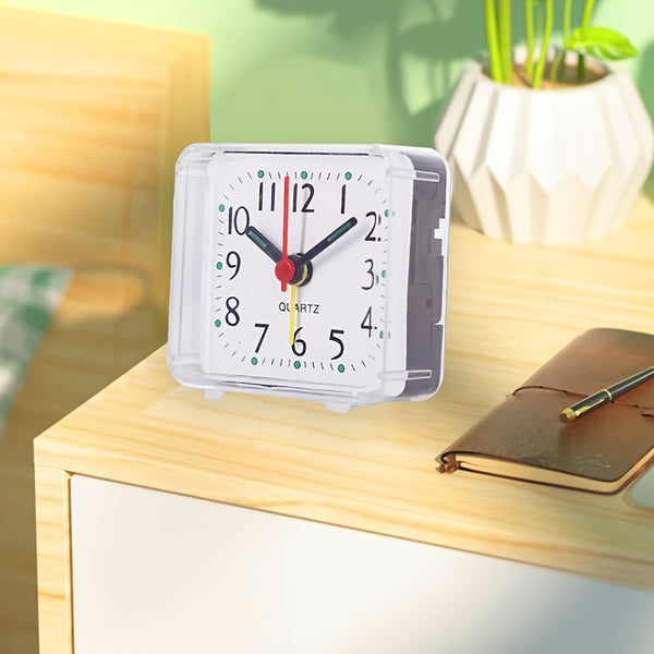 Minimalistischer analoger Wecker mit leisem Ticken