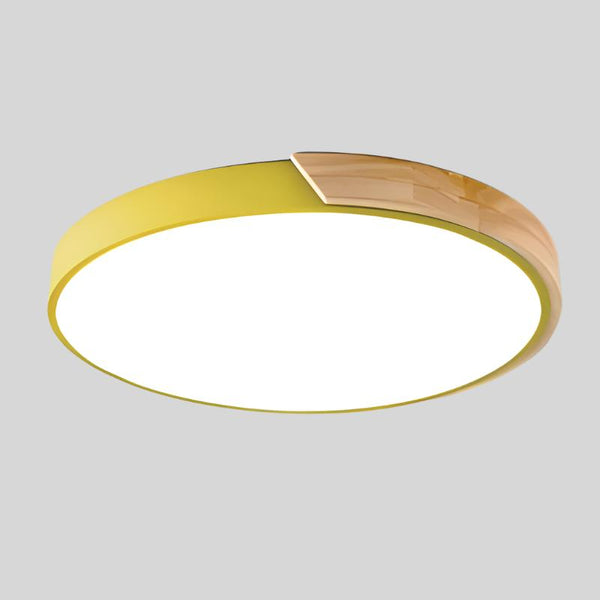 Variant image for Kreisförmige LED Deckenleuchte im Skandinavischen Design für Wohnzimmer und Schlafzimmer-21