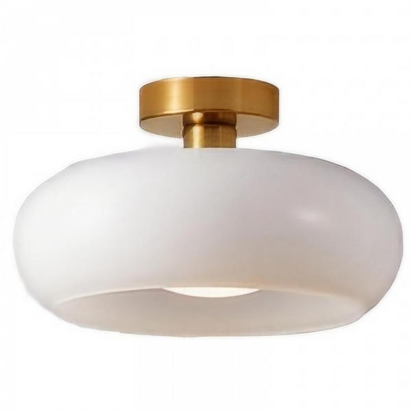 Retro-LED-Deckenleuchte in Kuppelform