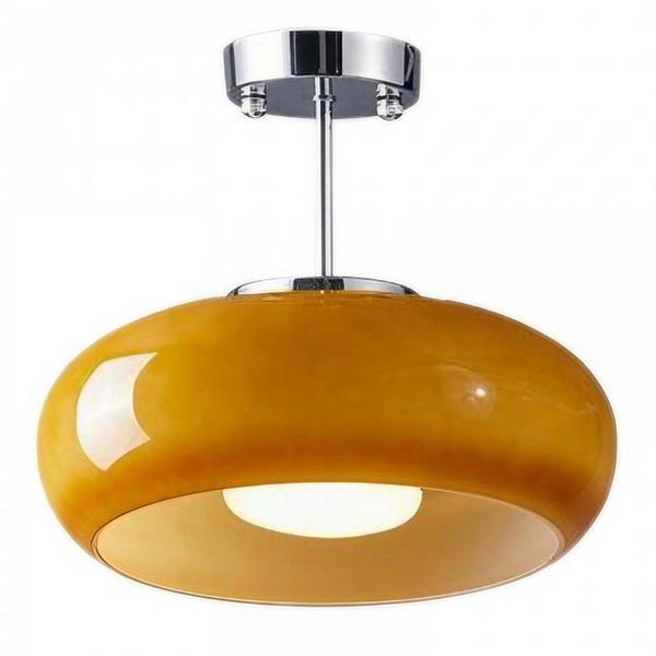 Retro-LED-Deckenleuchte in Kuppelform