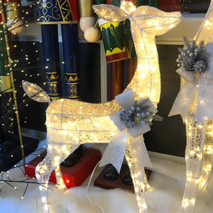 LED-Weihnachts-Rentier-Steckdekoration