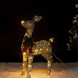 LED-Weihnachts-Rentier-Steckdekoration