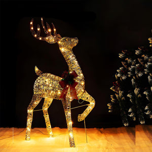 LED-Weihnachts-Rentier-Steckdekoration