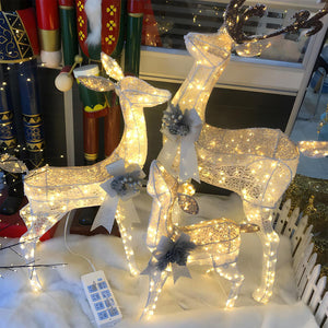 LED-Weihnachts-Rentier-Steckdekoration