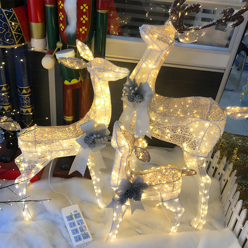 LED-Weihnachts-Rentier-Steckdekoration
