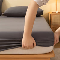 Komfortables Bett-Spannbetttuch