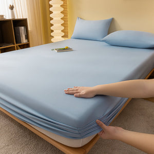 Komfortables Bett-Spannbetttuch