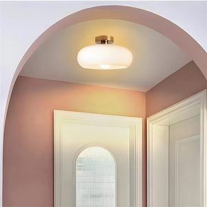 Retro-LED-Deckenleuchte in Kuppelform