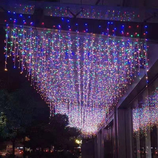 LED Weihnachtslichterkette Mit Eiszapfen Für Den Außenbereich