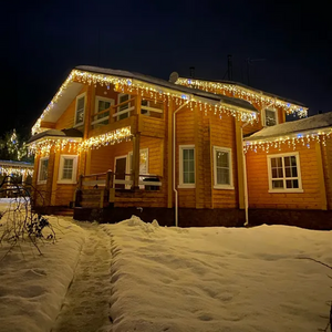 LED Weihnachtslichterkette Mit Eiszapfen Für Den Außenbereich
