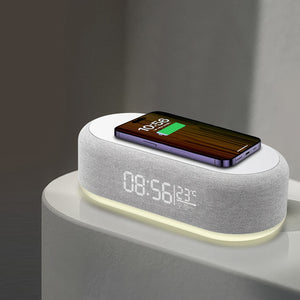 Digitaler Wecker mit kabelloser Ladefunktion