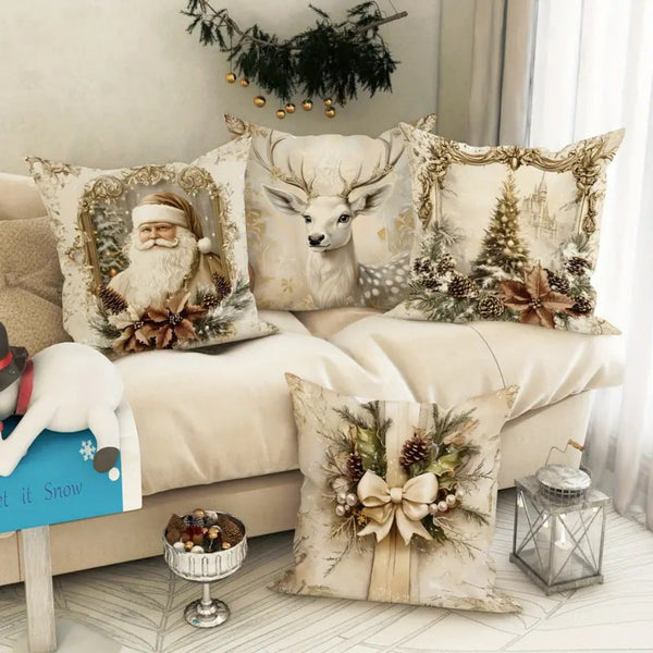 Festliche Dekorative Weihnachts Kissenbezüge