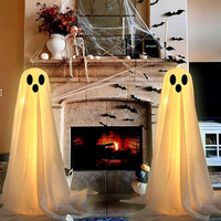 Gespenster Halloween Deko Bodenleuchten