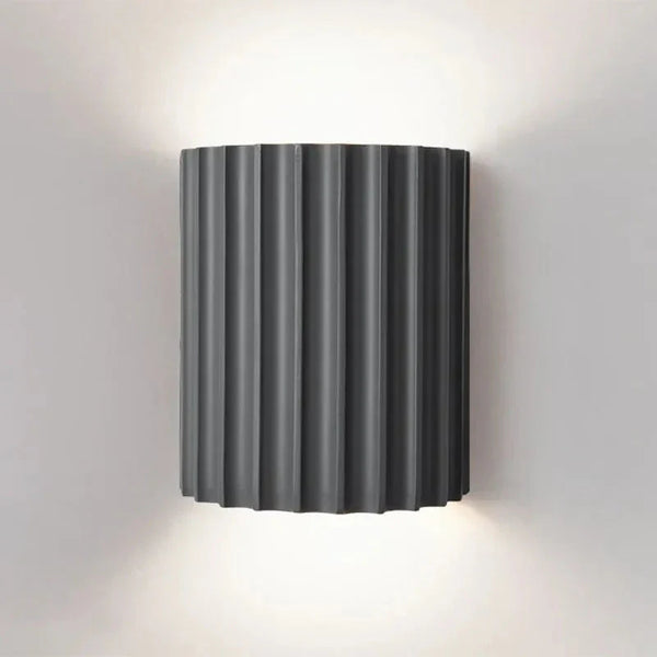 Moderne gerippte Wand LED-Wandleuchte