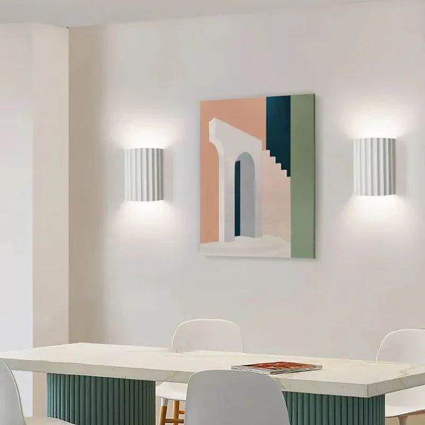 Moderne gerippte Wand LED-Wandleuchte