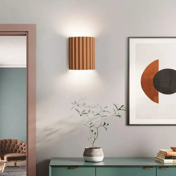 Moderne gerippte Wand LED-Wandleuchte