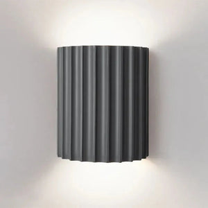 Moderne gerippte Wand LED-Wandleuchte