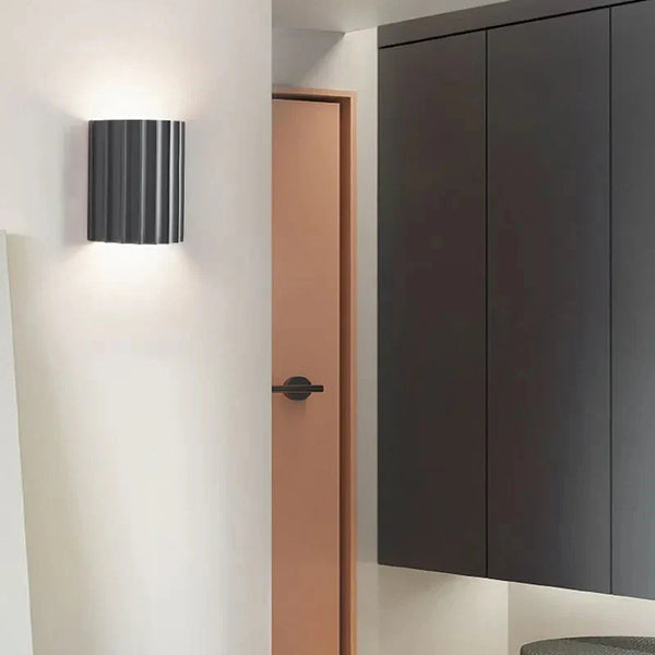 Moderne gerippte Wand LED-Wandleuchte
