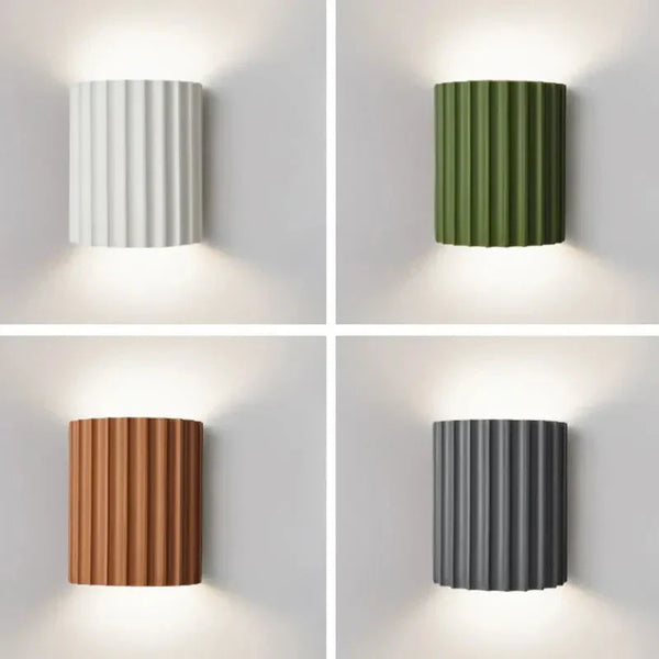 Moderne gerippte Wand LED-Wandleuchte