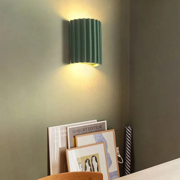 Moderne gerippte Wand LED-Wandleuchte