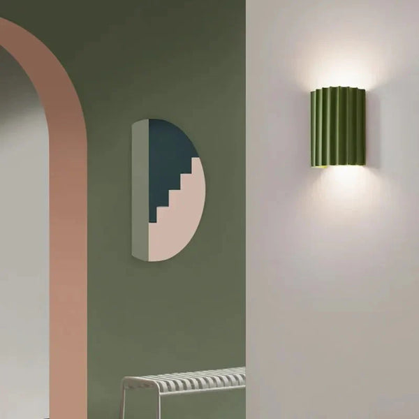 Moderne gerippte Wand LED-Wandleuchte