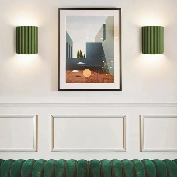 Moderne gerippte Wand LED-Wandleuchte