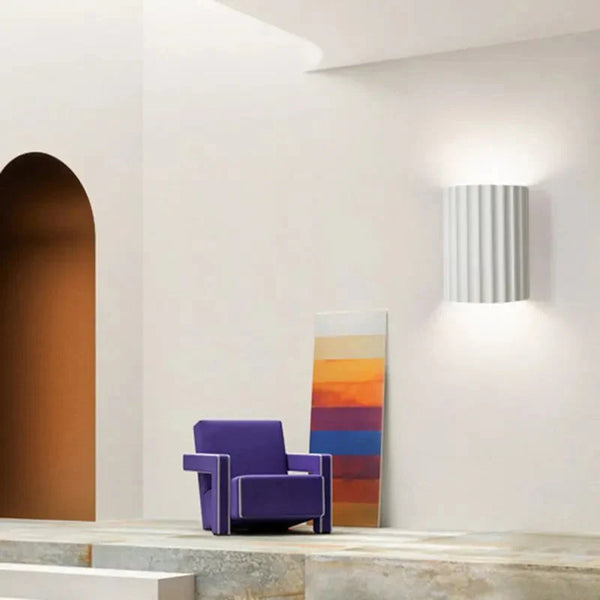 Moderne gerippte Wand LED-Wandleuchte