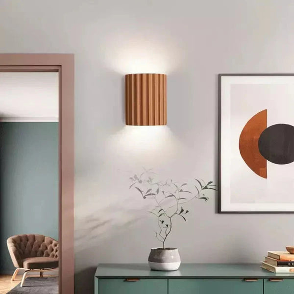 Moderne gerippte Wand LED-Wandleuchte