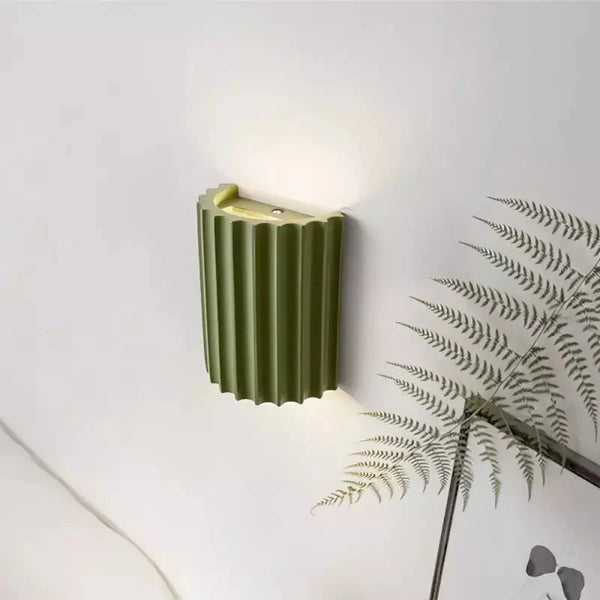 Moderne gerippte Wand LED-Wandleuchte