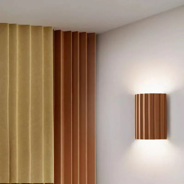 Moderne gerippte Wand LED-Wandleuchte