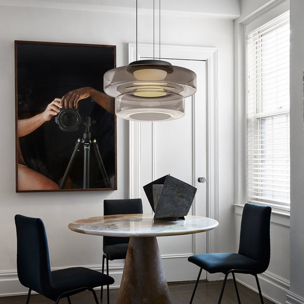 Moderne Geschichtete LED-Pendelleuchte