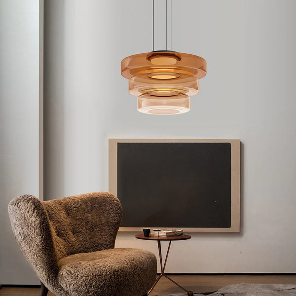 Moderne Geschichtete LED-Pendelleuchte