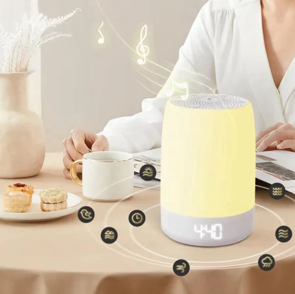 Intelligente Wecklampe mit Touch-Bedienung und LED-Uhr