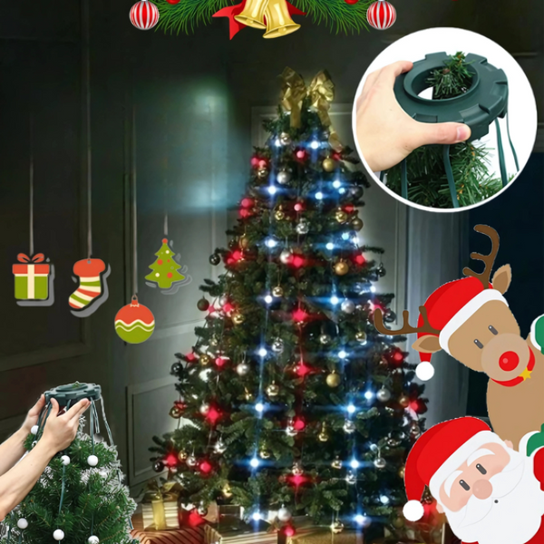 Festliche LED-Weihnachts Lichtdekoration