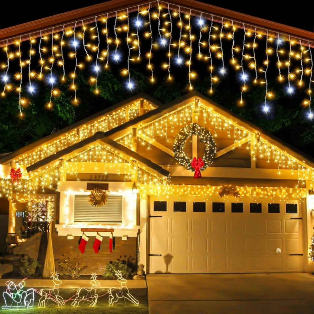 Moderne Weihnachtliche LED Lichterketten Für Den Außenbereich
