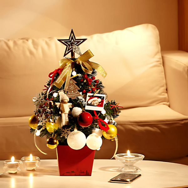Festlicher Mini Tisch Weihnachts Baum